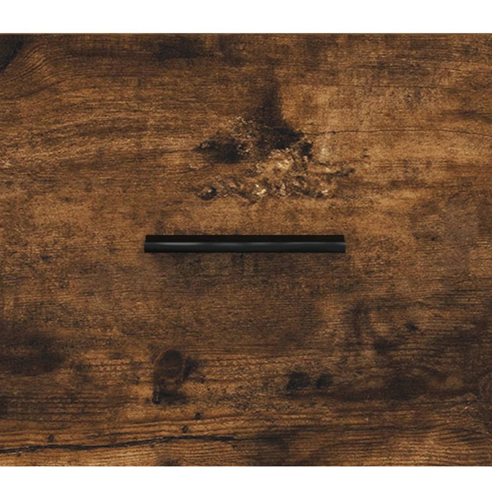 vidaXL 2 Door 2 Drawer Smoked Oak Sideboard Image 4