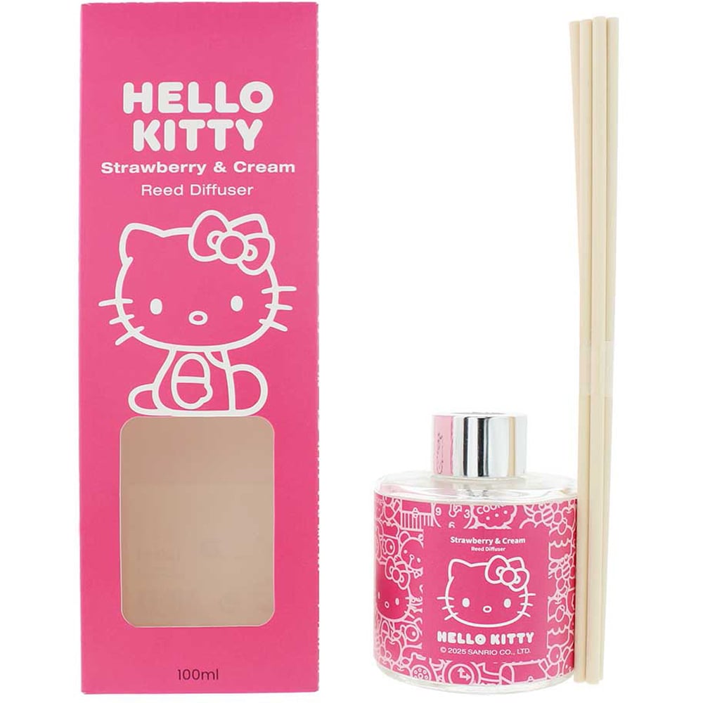 Hello Kitty Original Collection Strawberry and Cream Diffuser 100ml Image 1