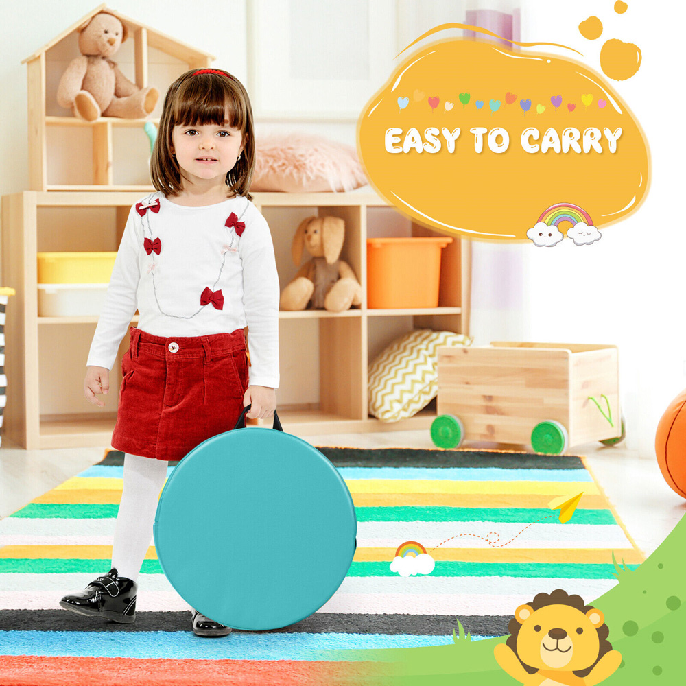 Costway 6 Pack Morandi Kids Seat Cushion Set with Handle Image 7