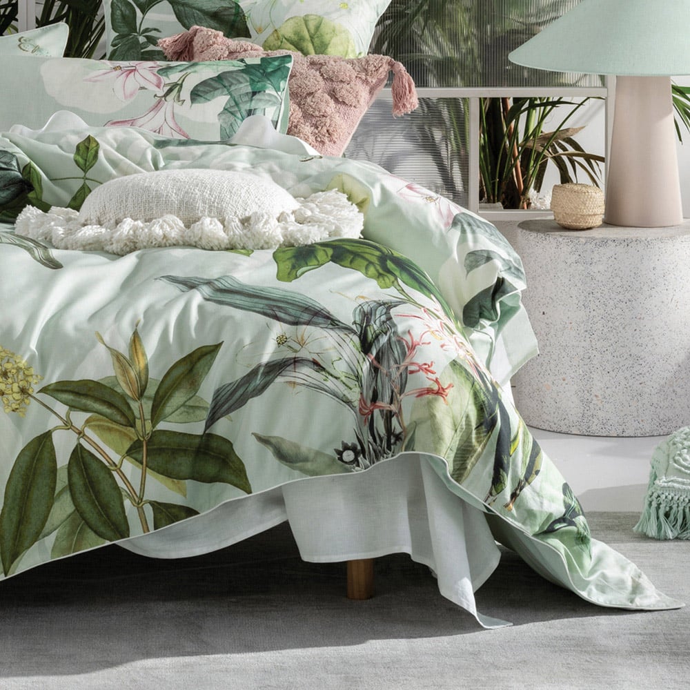 Linen House Glass House Double Botanical Duvet Cover Set Image 4