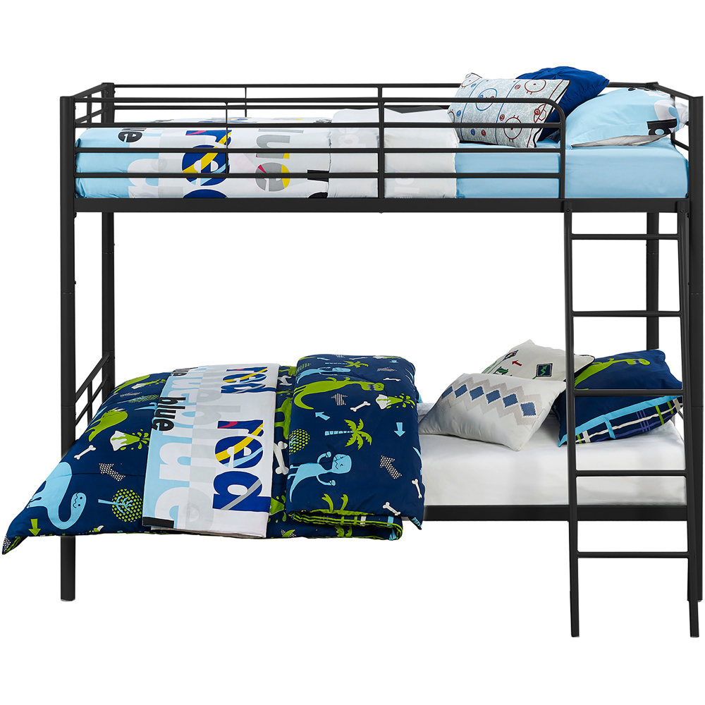 Dorel Single Over Single Black Convertible Bunk Bed Image 4