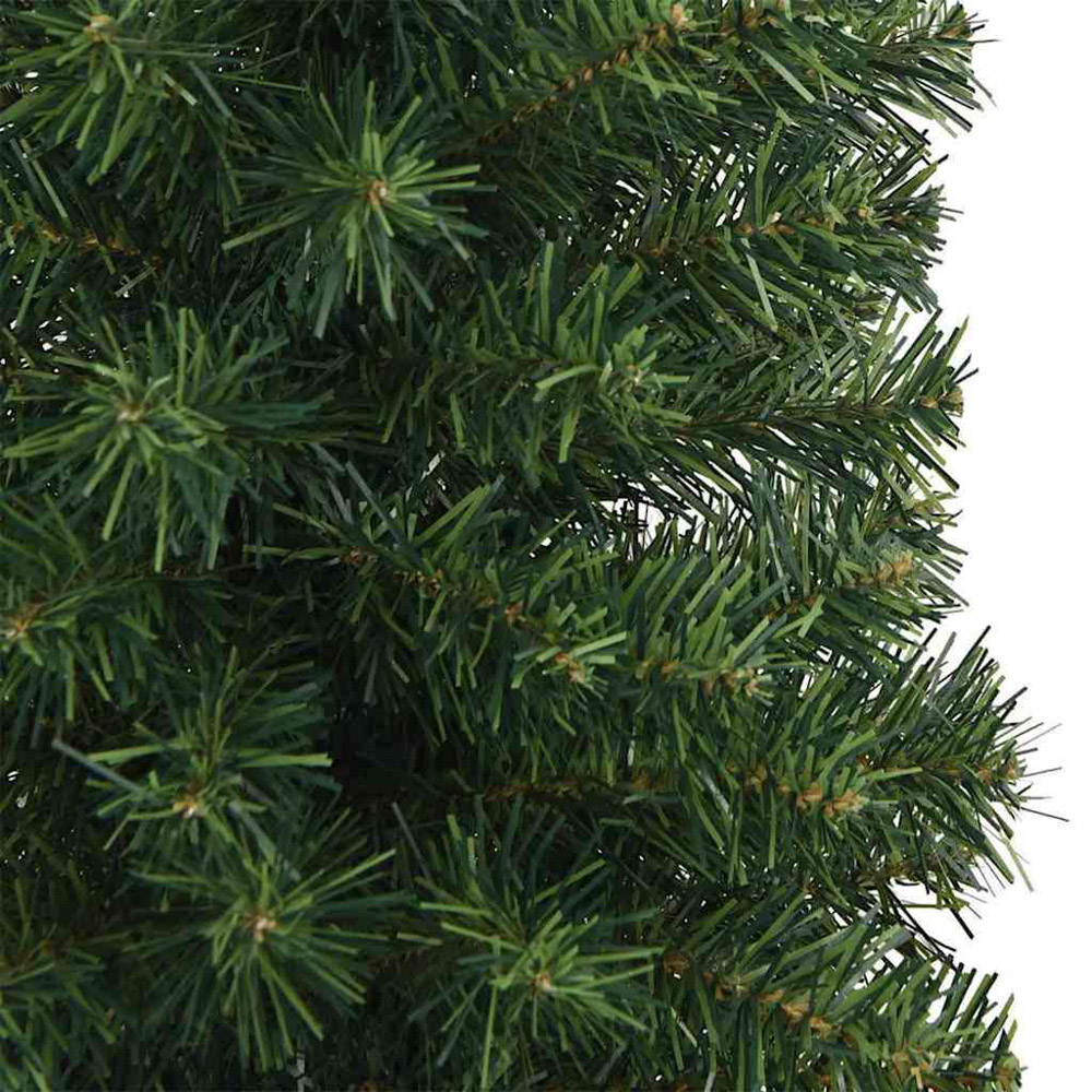 vidaXL Green Artificial Christmas Tree with LEDs 8ft Image 7