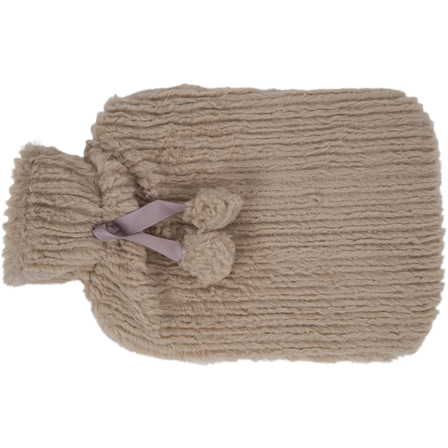 Super Soft Jacquard Stripe Hot Water Bottle Image 2