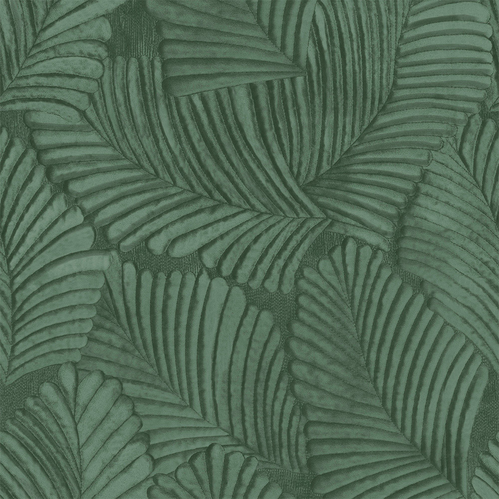 Paoletti Palmeria Emerald Textured Vinyl Wallpaper Image 1