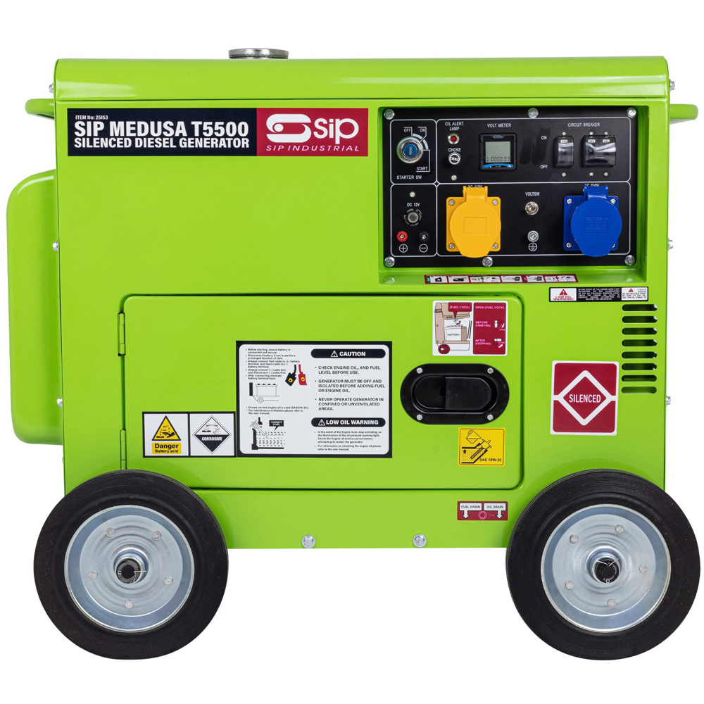 SIP MEDUSA T5500 Silenced Diesel Generator Image 4