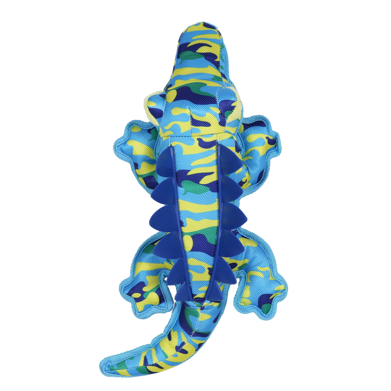Spiked Blue Crocodile Dog Toy Image