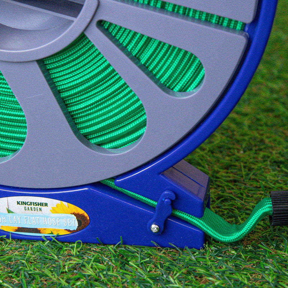 Samuel Alexander 15m Lay Flat Garden Hose Pipe with Storage Cassette Image 5