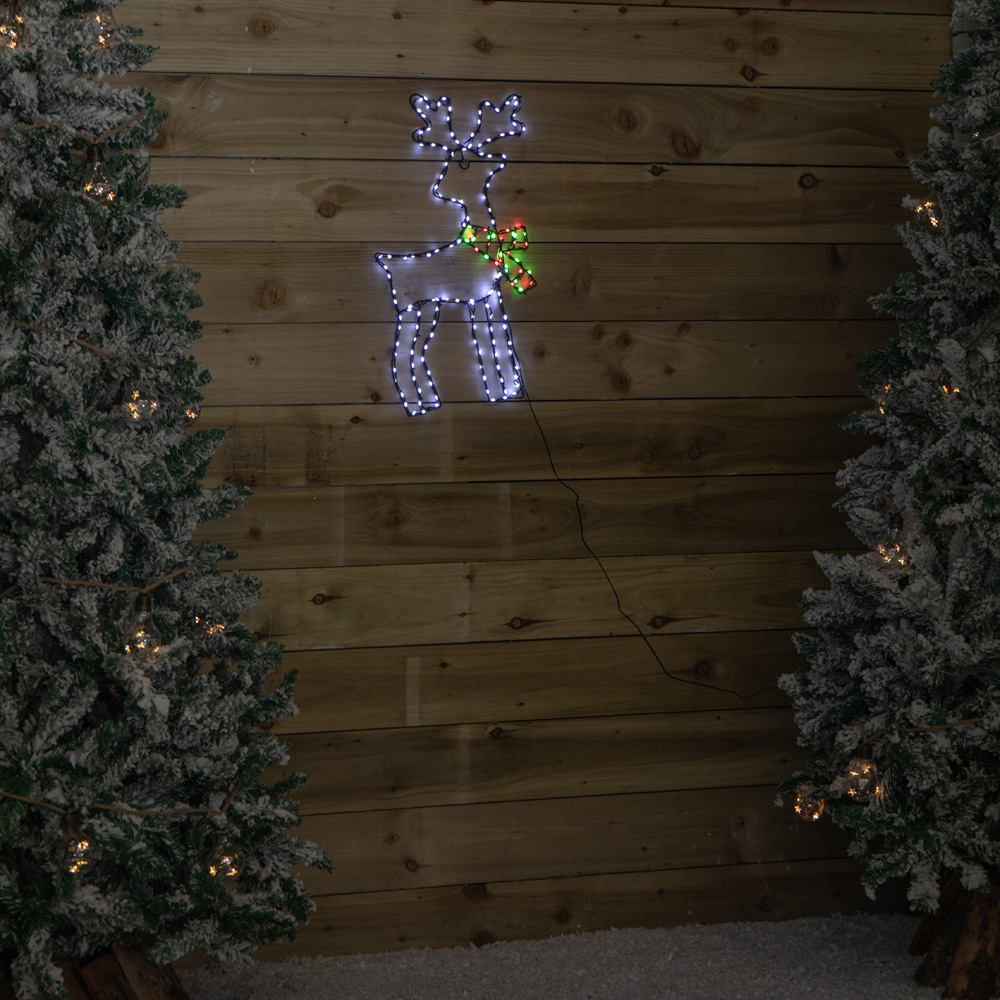 Samuel Alexander Multicolour LED FlexiBrights Light Up Reindeer Snowman Christmas Decoration Image 4