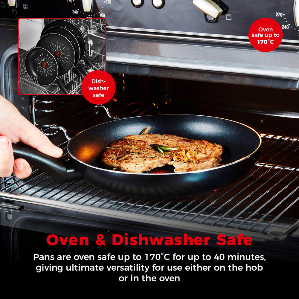 Tower Smart Start 30cm Black Aluminium Non-Stick Classic Frying Pan Image 7