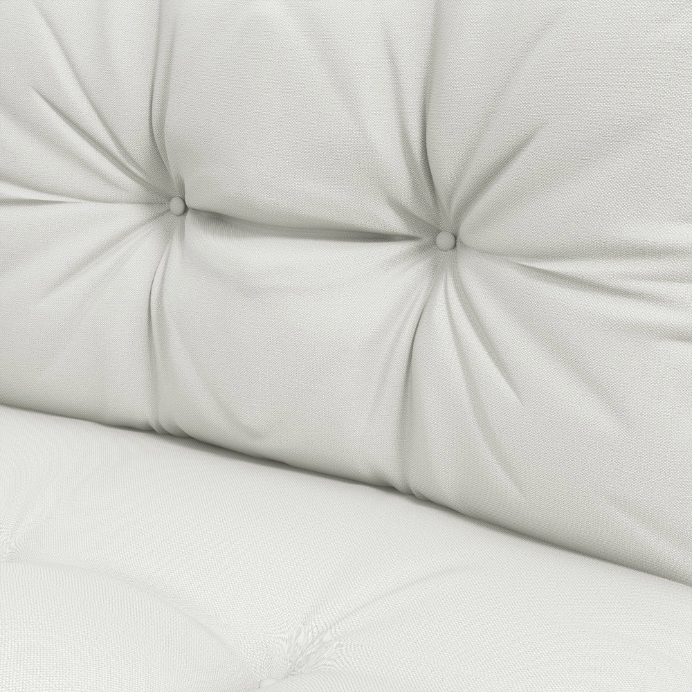 Outsunny White Seat Cushion Replacement Set of 4 Image 3