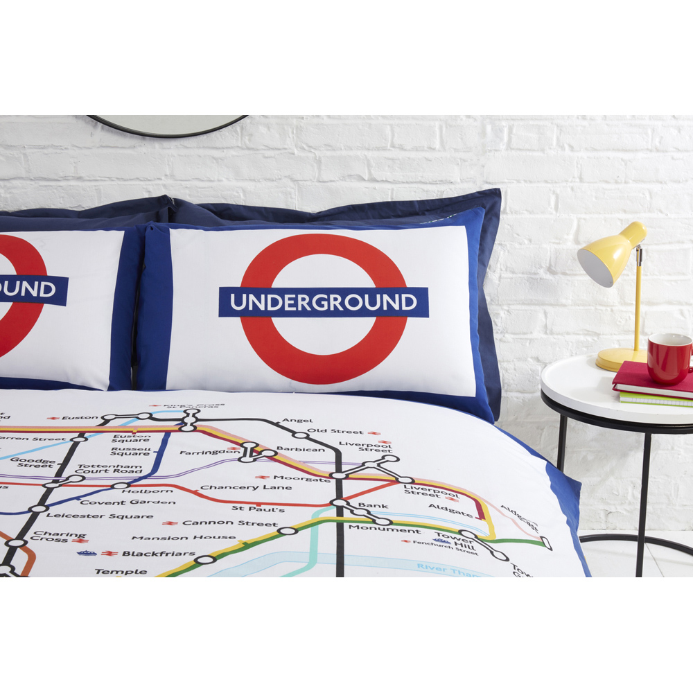 Rapport Home London Underground Single Multicolour Duvet Set Image 5