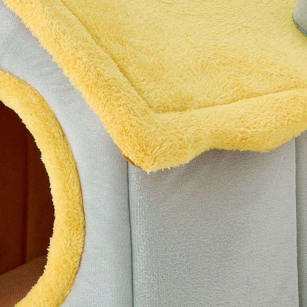 H&O Direct Yellow Washable Soft Warm Pet House Image 5