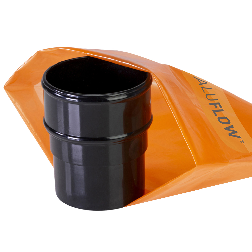 Aluflow Black Downpipe Connector Image 1