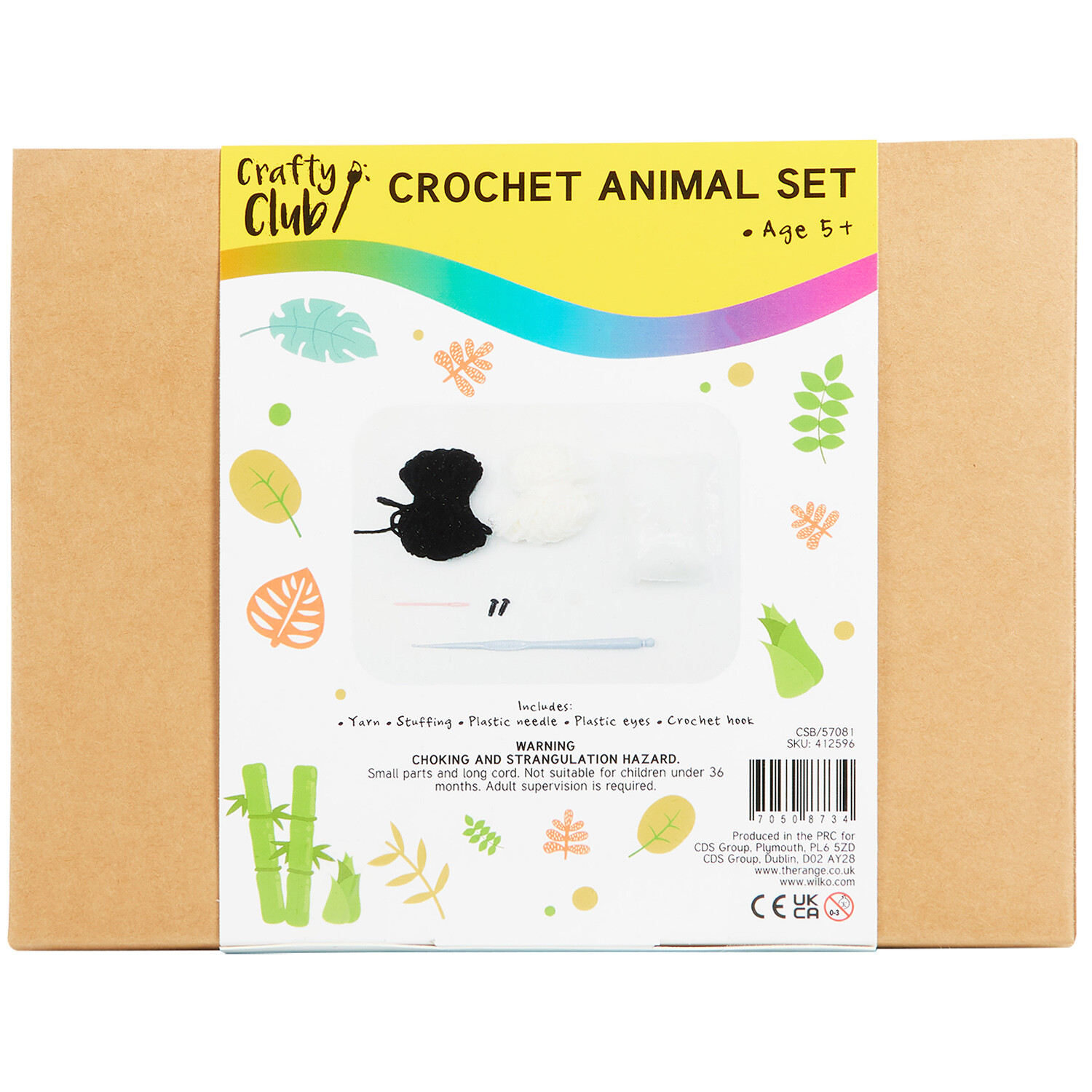 Crochet Animal Set - Multicolour Image 17