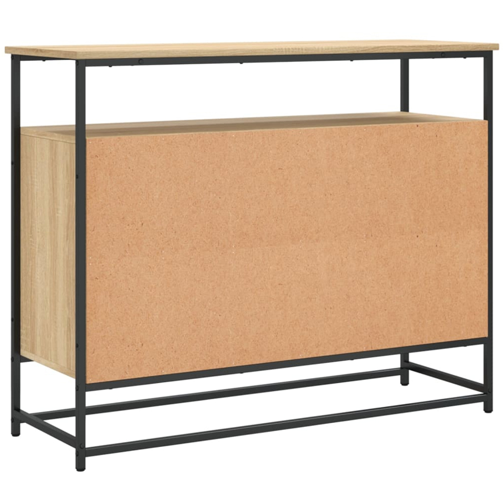 vidaXL 2 Door 3 Shelf Sonoma Oak Sideboard Image 7