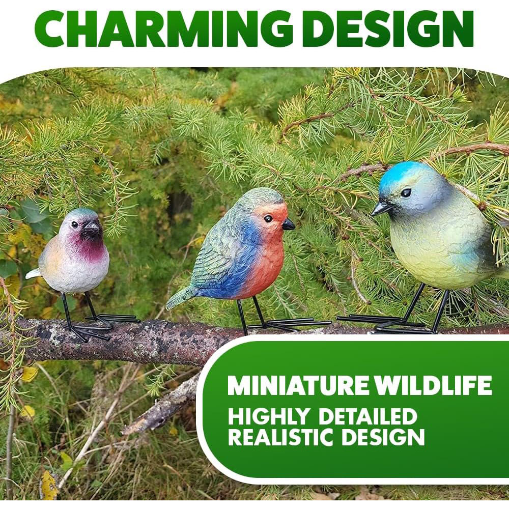 Marco Paul 3 Piece Bird Garden Ornament Image 3