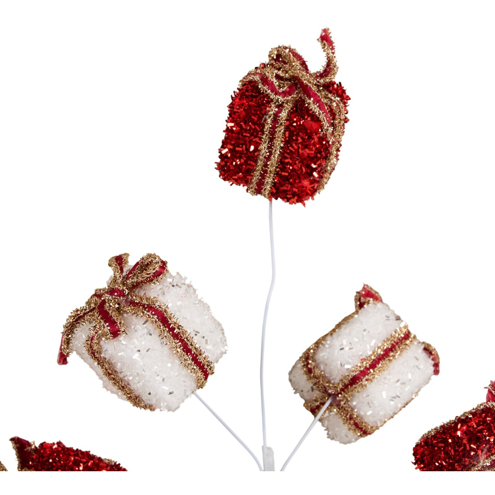 Glitter Tinsel Present Pick Image 4