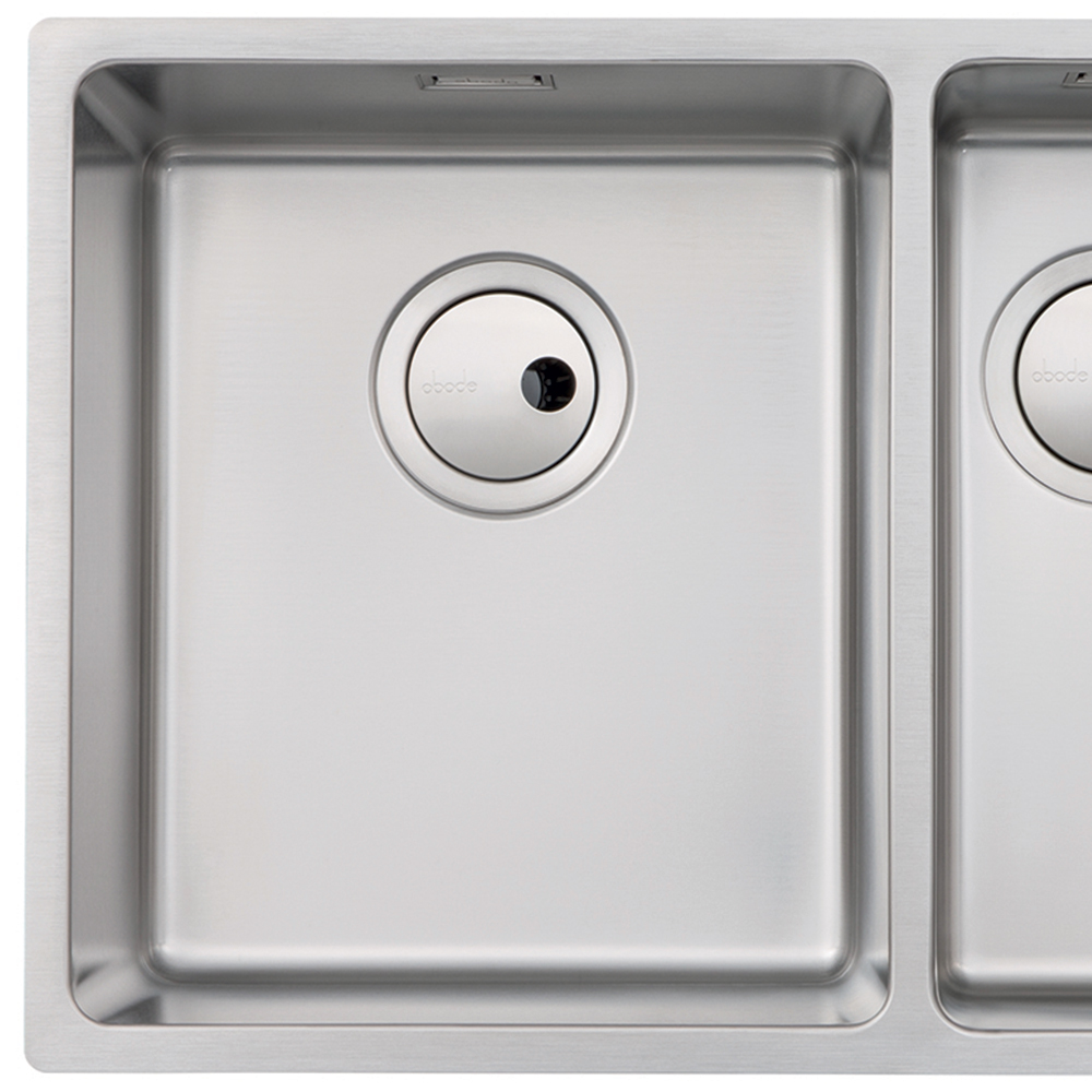Matrix Stainless Steel Left Hand 1.5 Bowl Kitchen Sink 580mm Image 2
