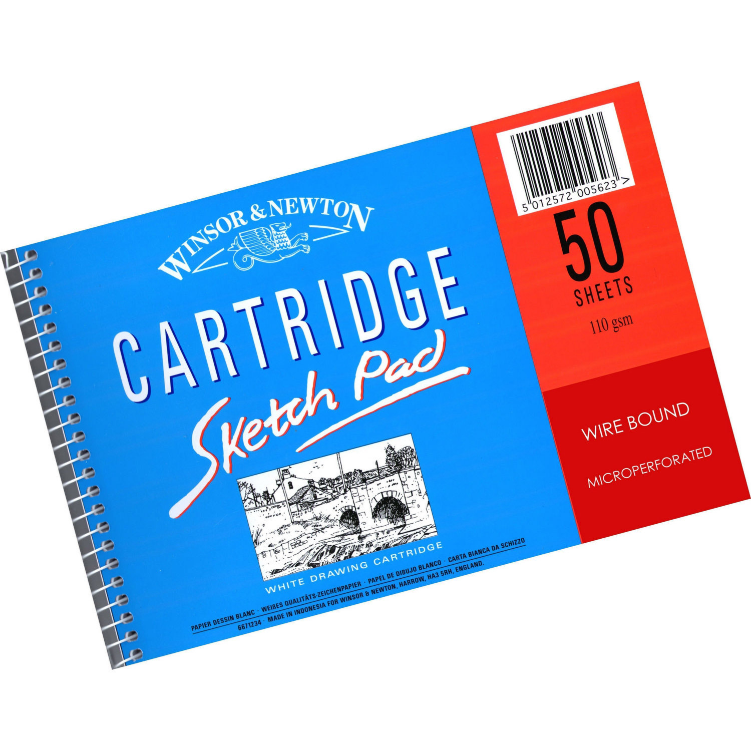 Winsor and Newton Cartridge 50 Sheet Sketch Pad - A3 Image