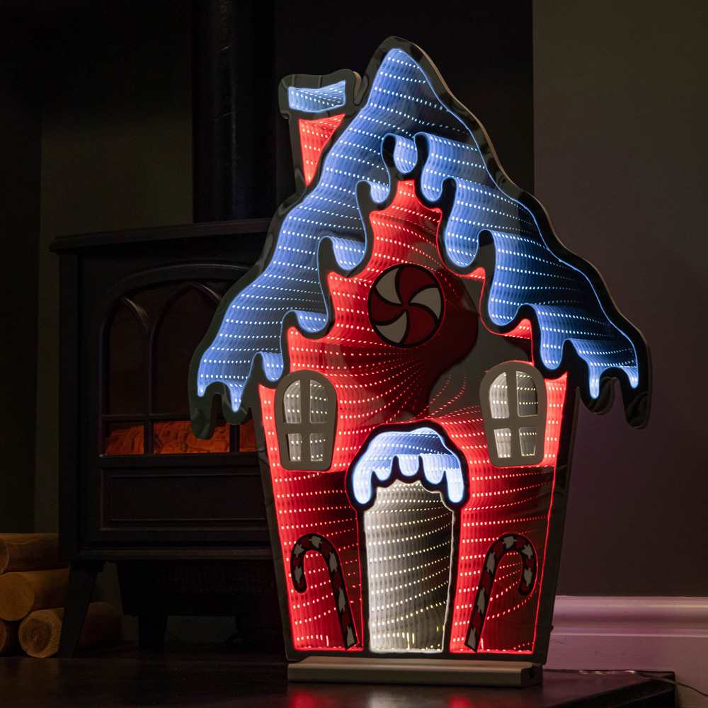 Samuel Alexander Light Up Gingerbread House Christmas Decoration 66cm Image 3