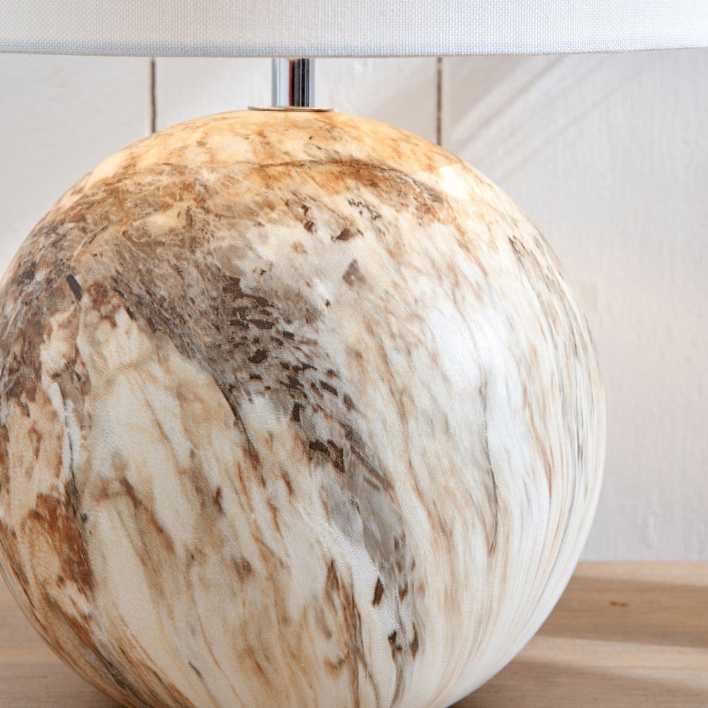 Pacific Lifestyle Viejo Natural Stone Effect Ceramic Table Lamp Image 4