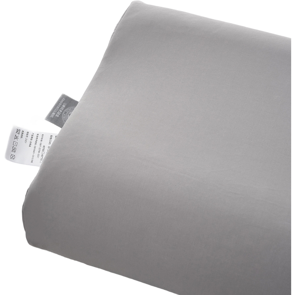 Living and Home Grey Memory Foam Cooling Pillow with Removable Cover 60 x 40cm Image 3