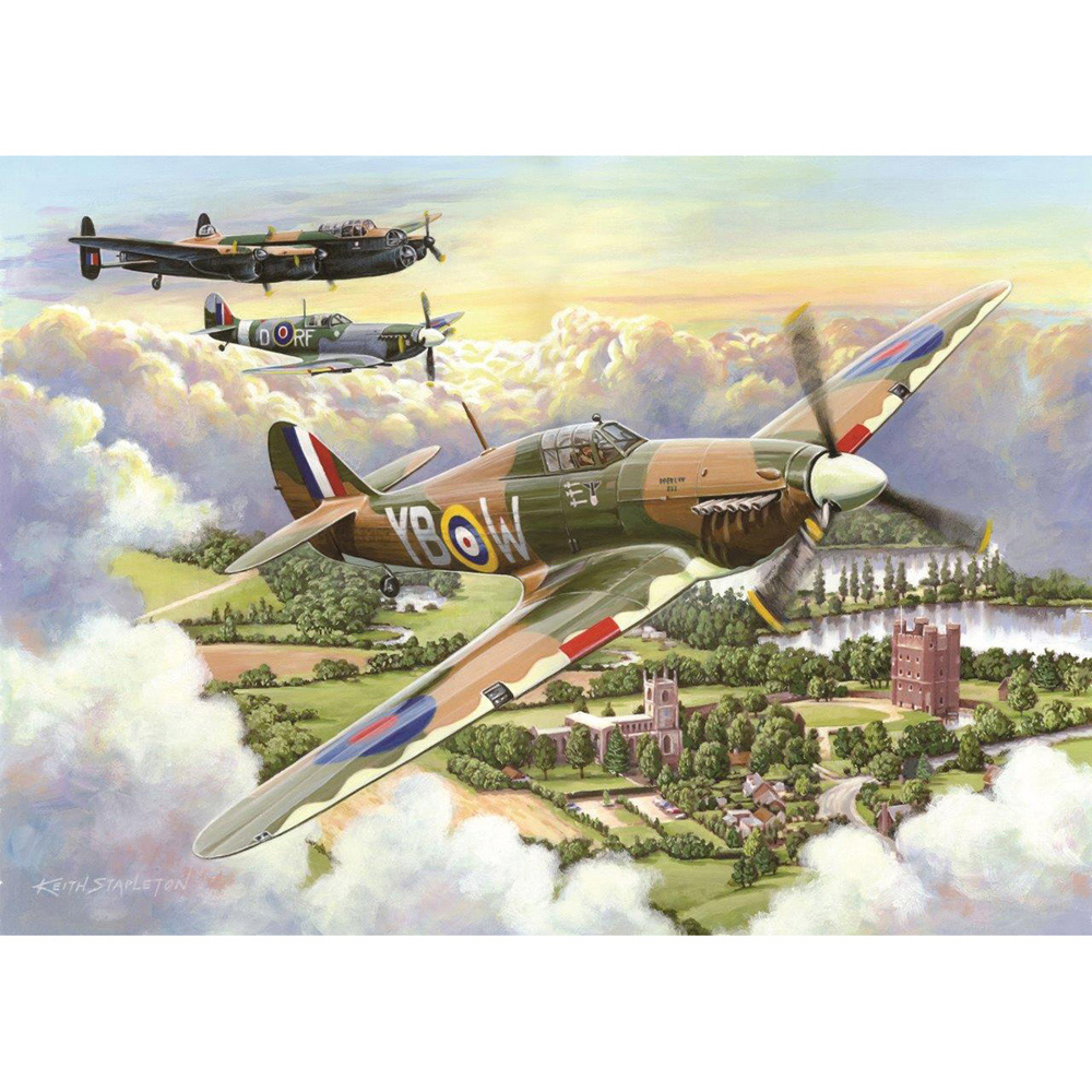 The House of Puzzles Final Approach 500 Piece Jigsaw Puzzle Image