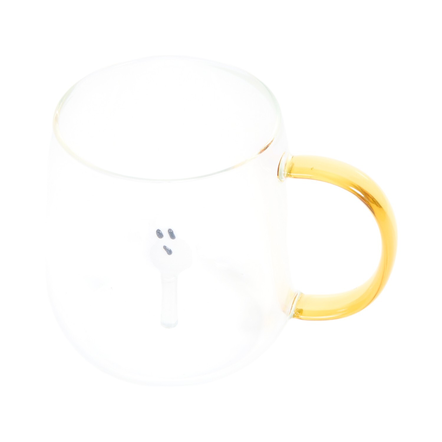 Pumpkin or Ghost 3D Inner Glass Mug Image 7