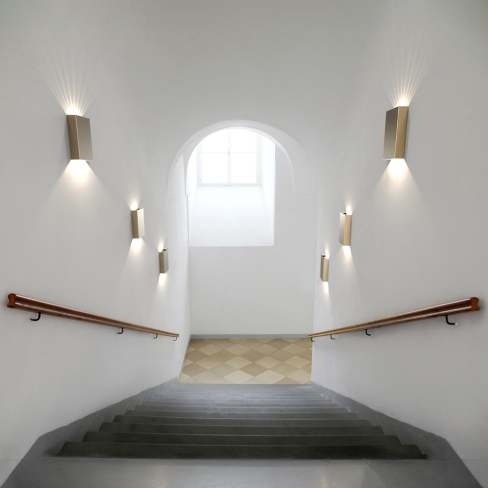 Nordlux Fold 15 Brass Magnetic Shade Garden Wall Light Image 6