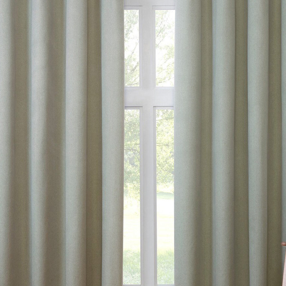 Linden Washable Blackout CurtainGreen137cm168cm Image 5