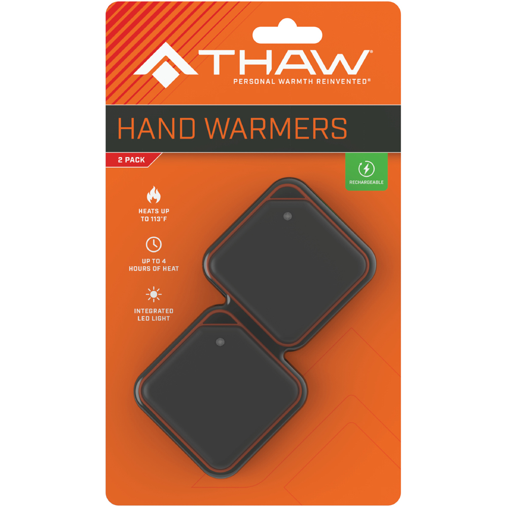 Thaw 2K Rechargeable Dual Purpose Compact Hand Warmer with Built-In LED Light 2 Pack Image 8