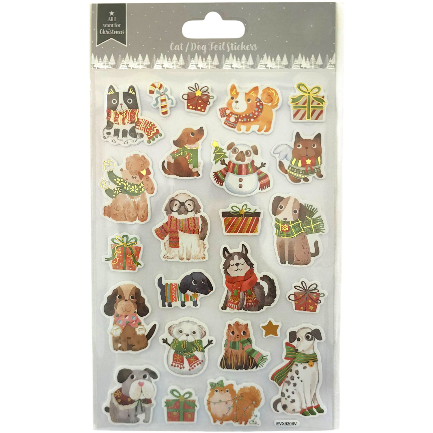 Cat or Dog Foil Stickers Image 2