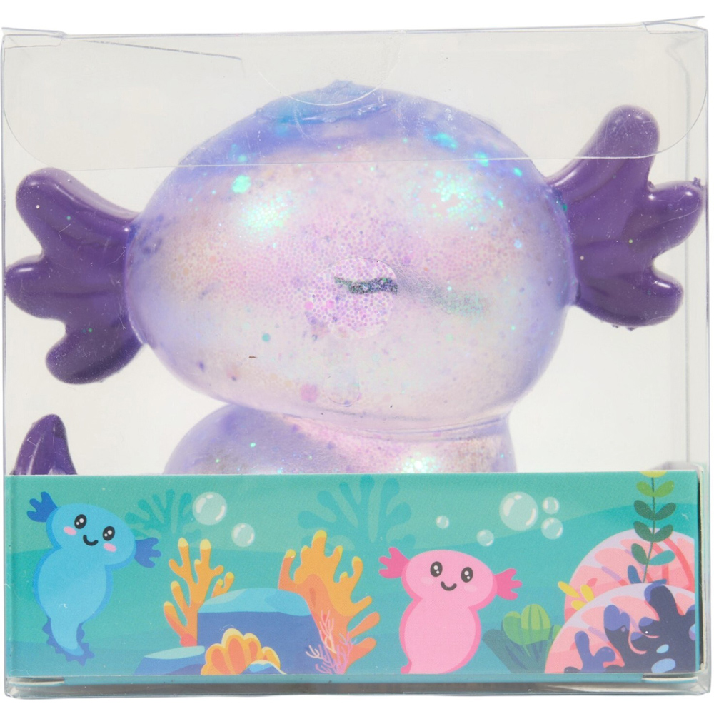 Glitter Axolotl Squeeze Toy Image 2