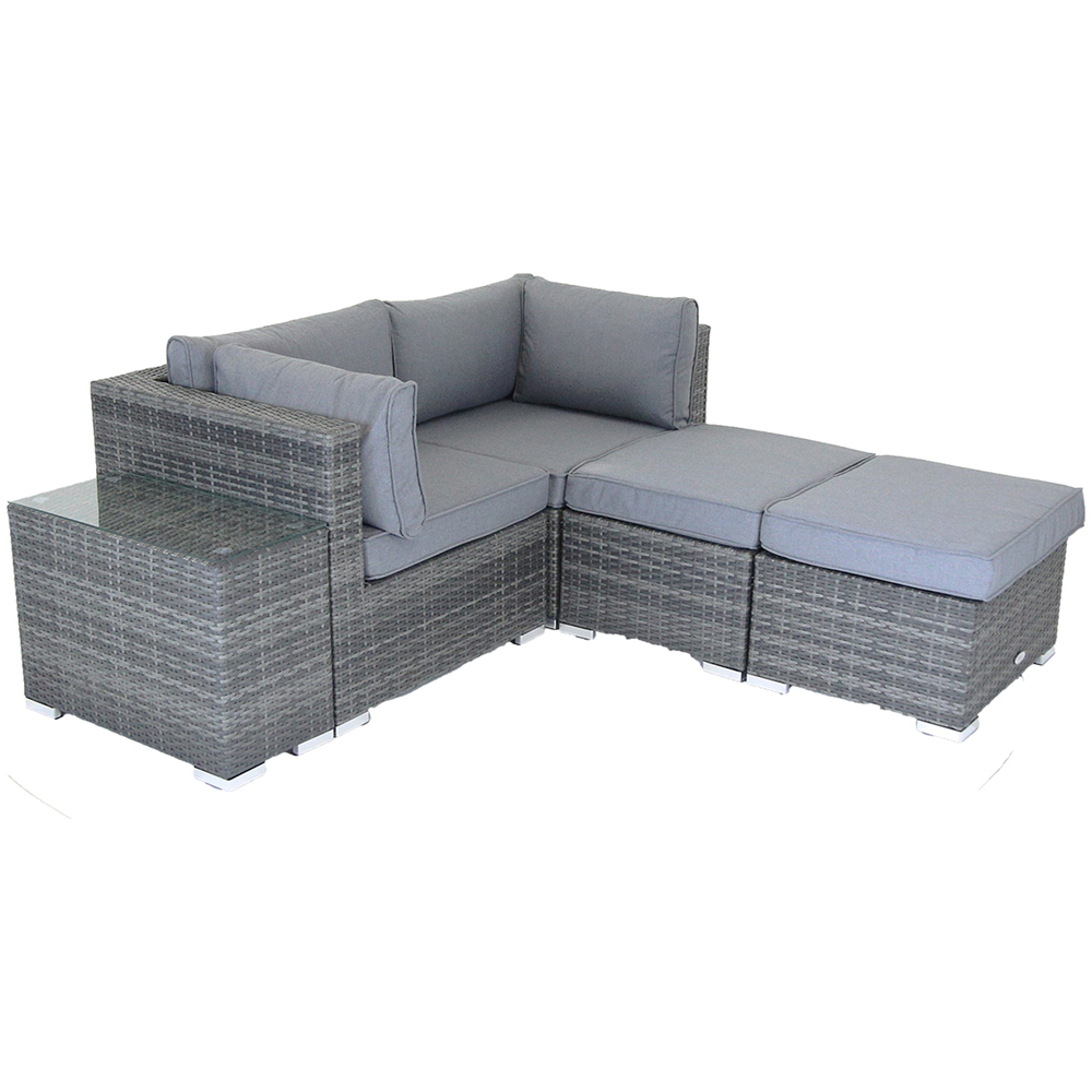 Charles Bentley 4 Seater Multifunctional Contemporary Lounge Set Image 4