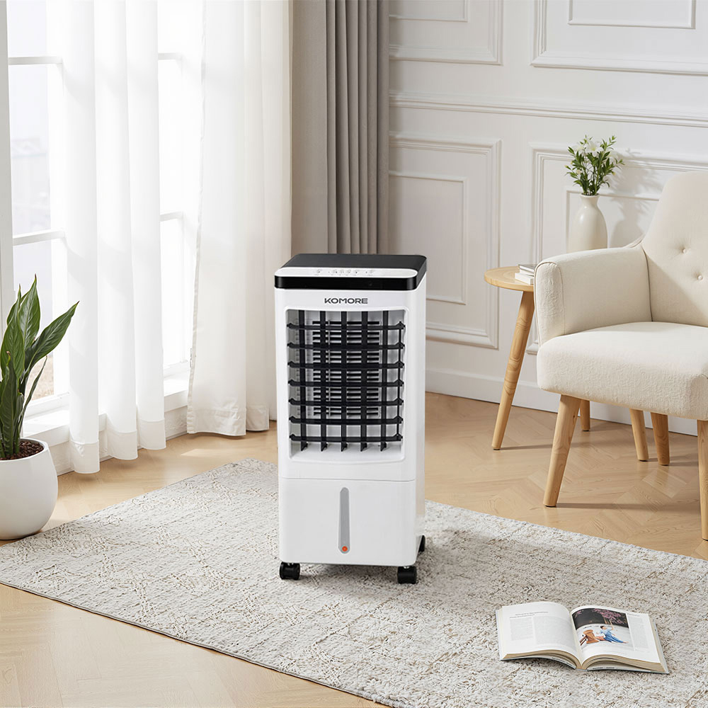 Komore 2 in 1 Evaporative Honeycomb Pad Cooling Air Cooler 6L Image 5