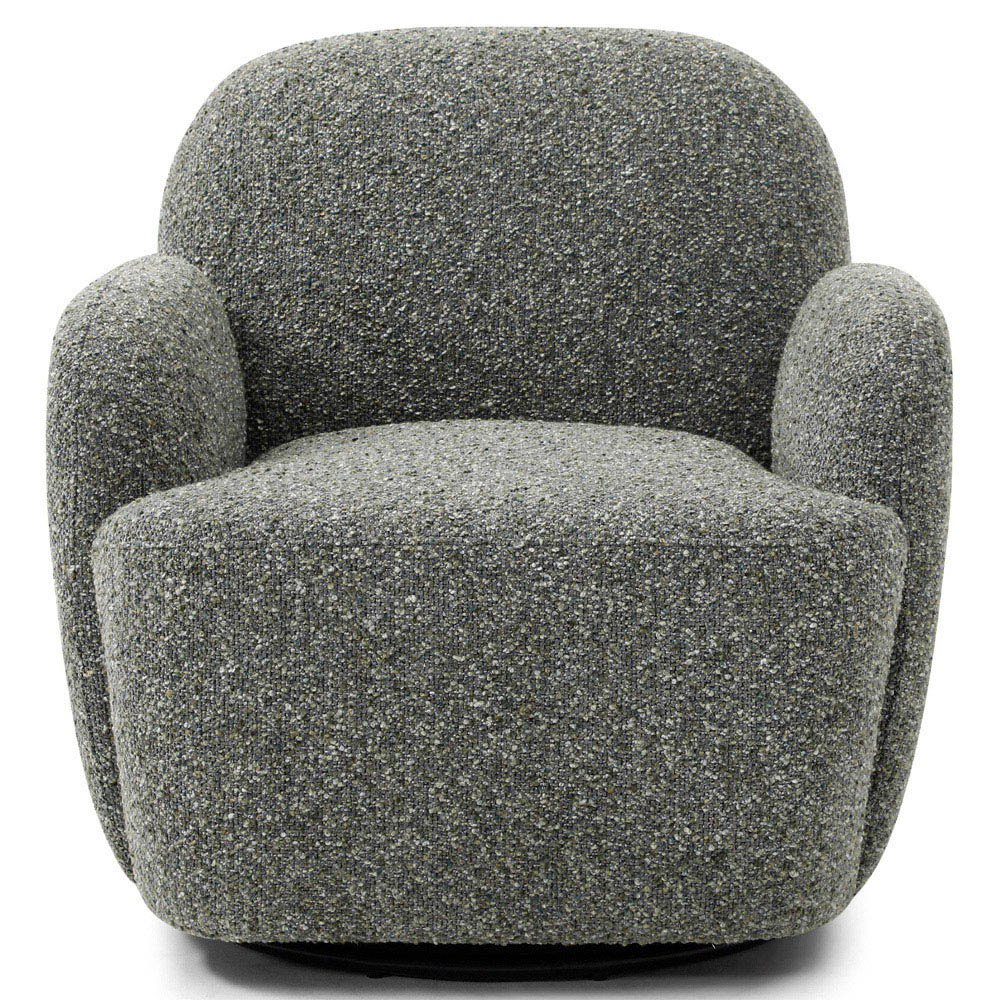 Mabel Olive Boucle Swivel Armchair Image 2