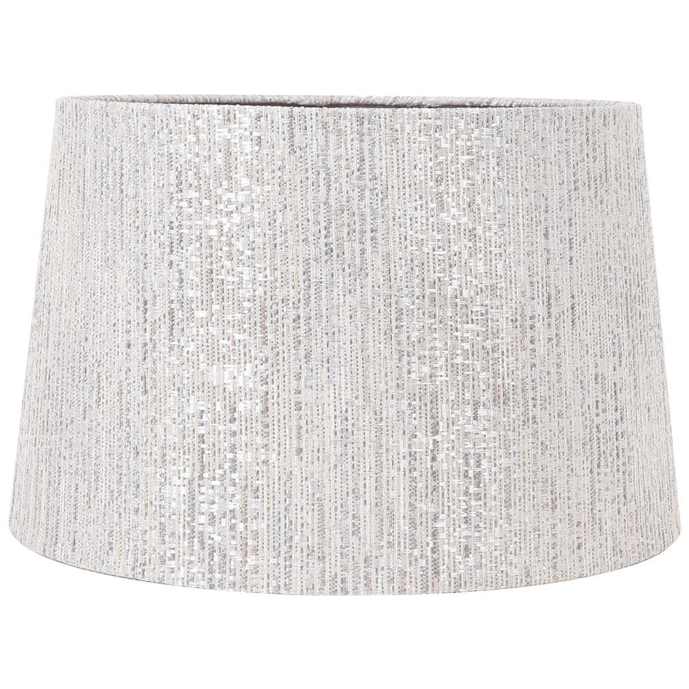 Grey Tapered Woven Lamp Shade 14 inch Image