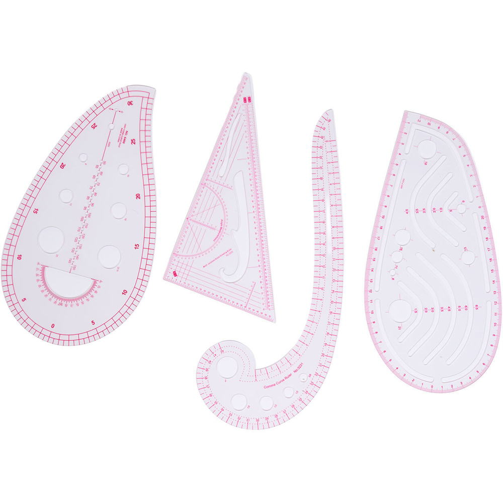 Sewing Clothing Fashion Ruler Set Image 3
