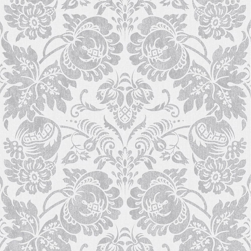Superfresco Easy Como Silver Wallpaper Image 1