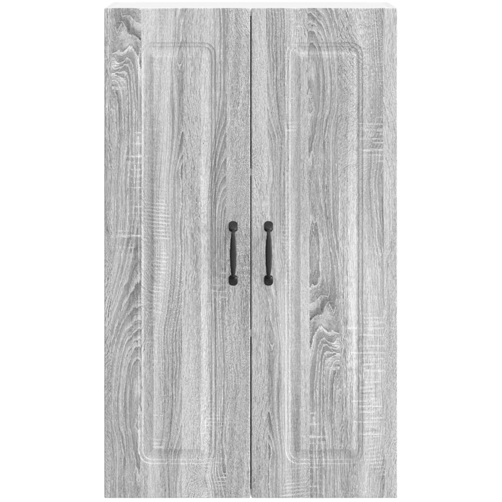 vidaXL 2 Door Grey Sonoma Kitchen Wall Cabinet Image 4