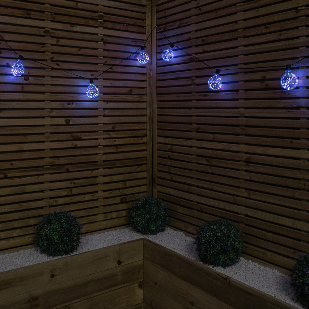Samuel Alexander 20 Multicoloured LED Connectable Galaxy Festoon Firefly Christmas String Light 9.5m Image 8