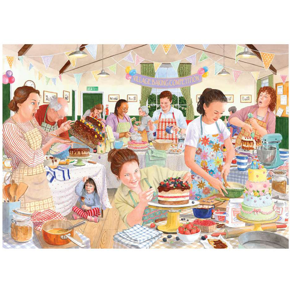 The House of Puzzles Baking Stars 500 Piece Big Jigsaw Puzzle Image 1