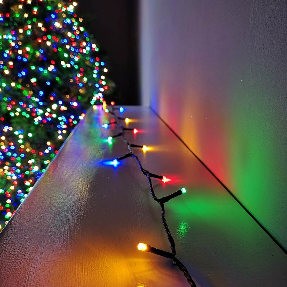 Premier SupaBrights 380 Multicolour LED Christmas String Light Image 1
