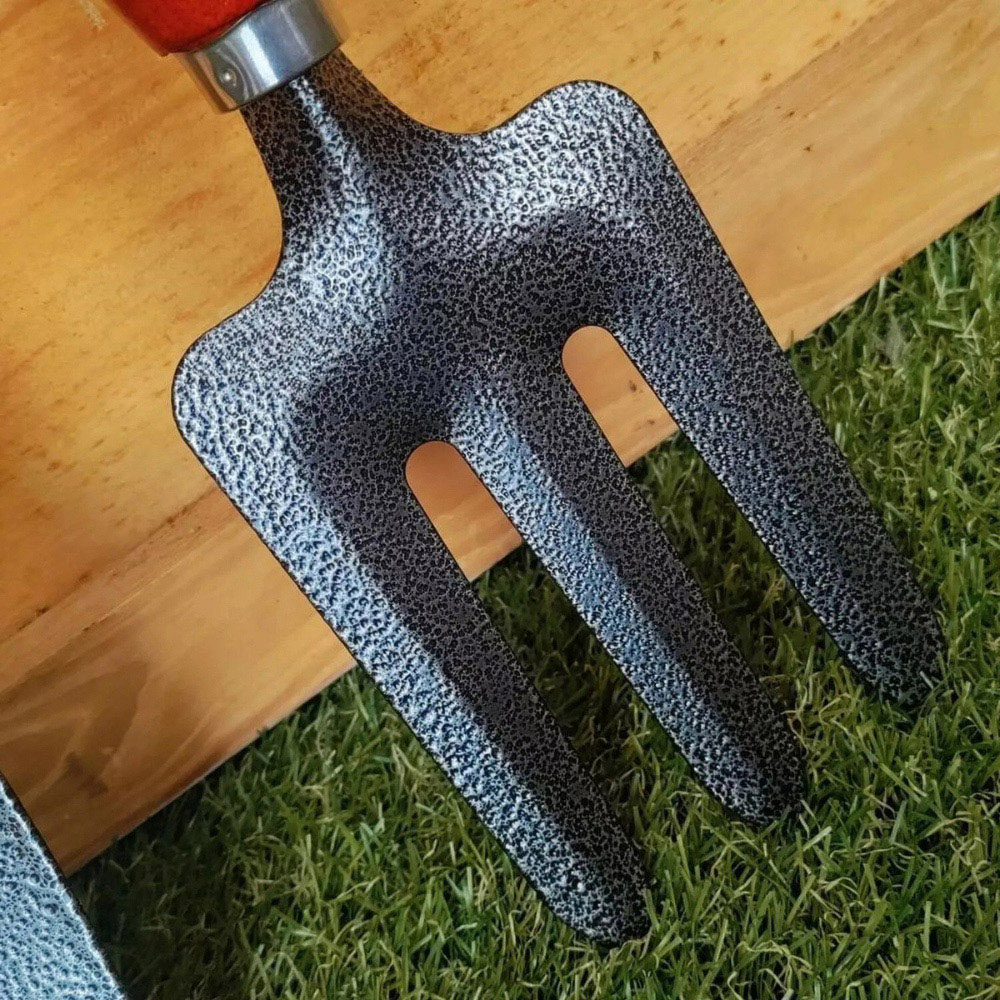 Garden Mile Heavy Duty Hand Fork with Wooden Handle Image 2