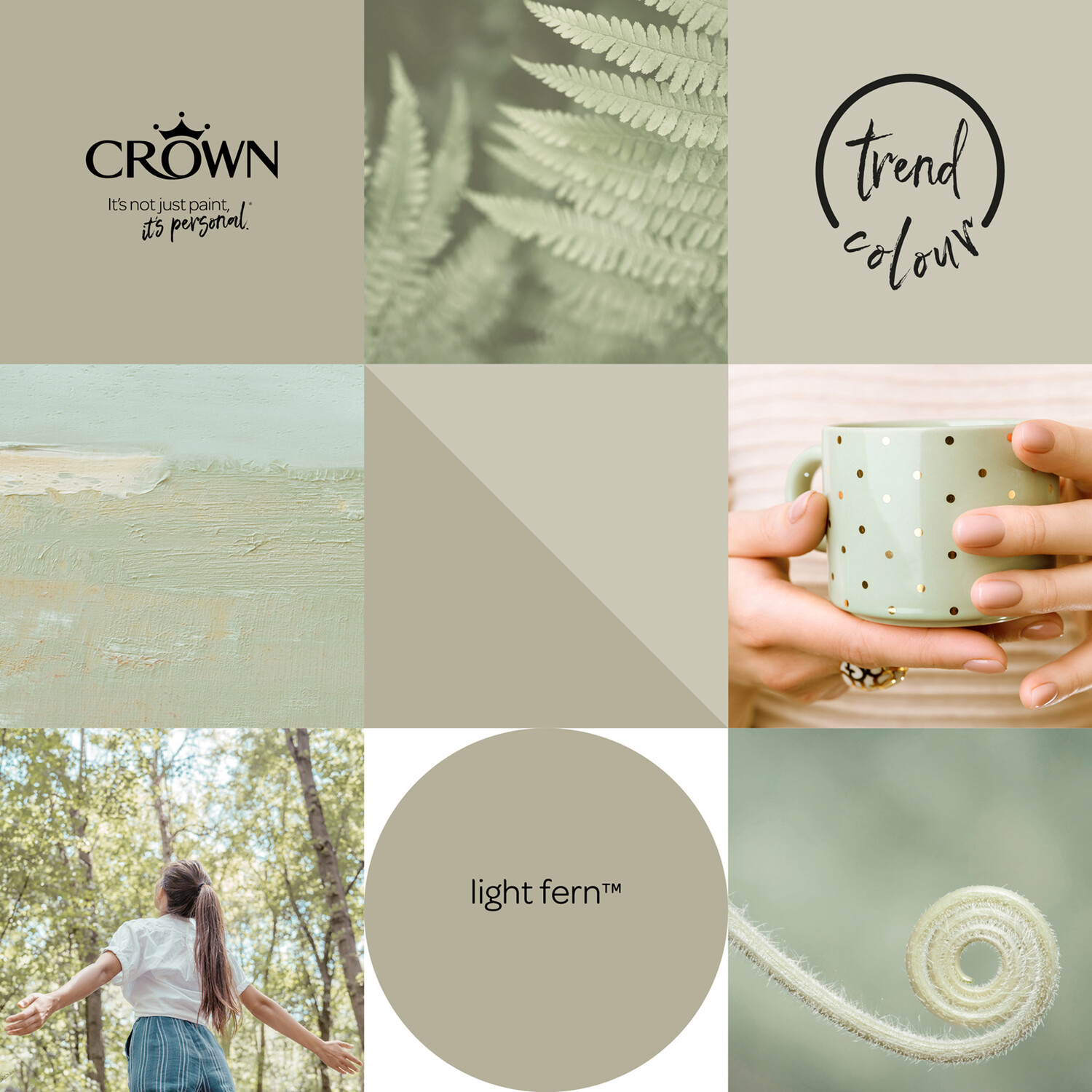 Crown Matt Emulsion Light Fern 5l Image 6