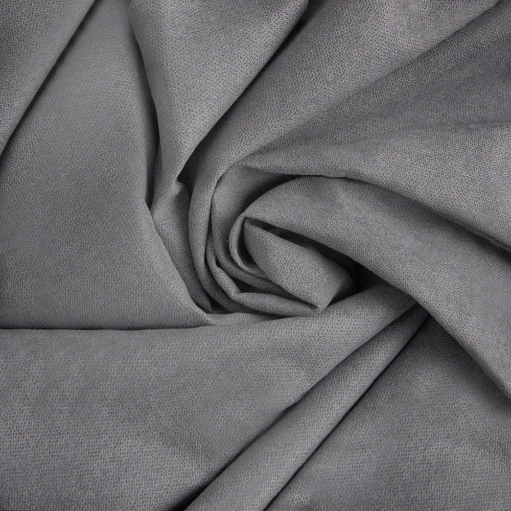 Alan Symonds Slate Velvet Chenille Blackout Ring Top Eyelet Curtains 137 x 213cm Image 7