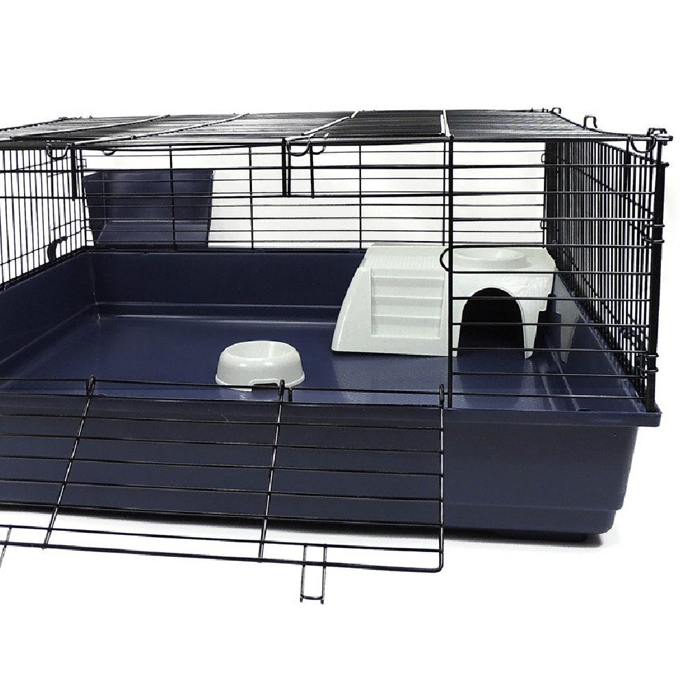 Little Friends Black Metal Small Animal Cage Image 3