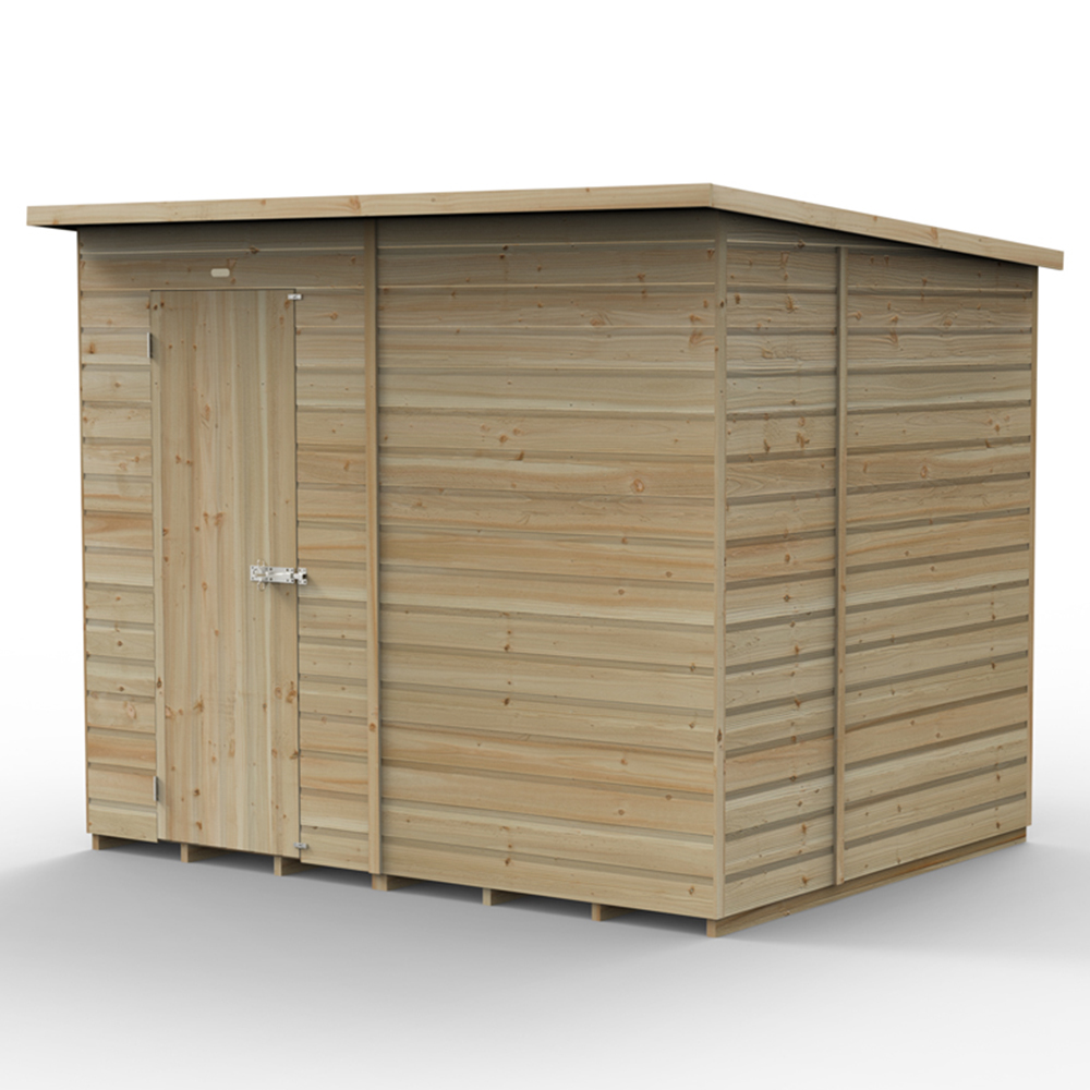 Forest Garden 8 x 6ft Beckwood Pent Shed Image 3