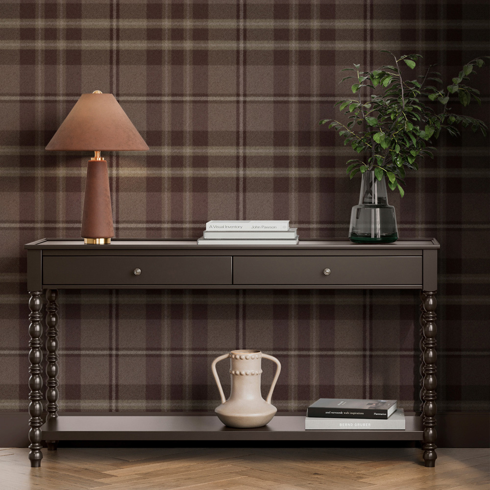 Superfresco Easy Eildon Weave Thistle Wallpaper Image 3