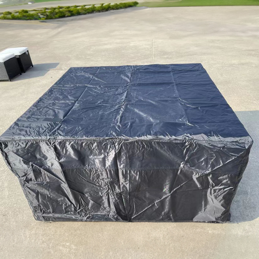 Furniture One 8 Seater Rattan Dining Set Brown Image 8